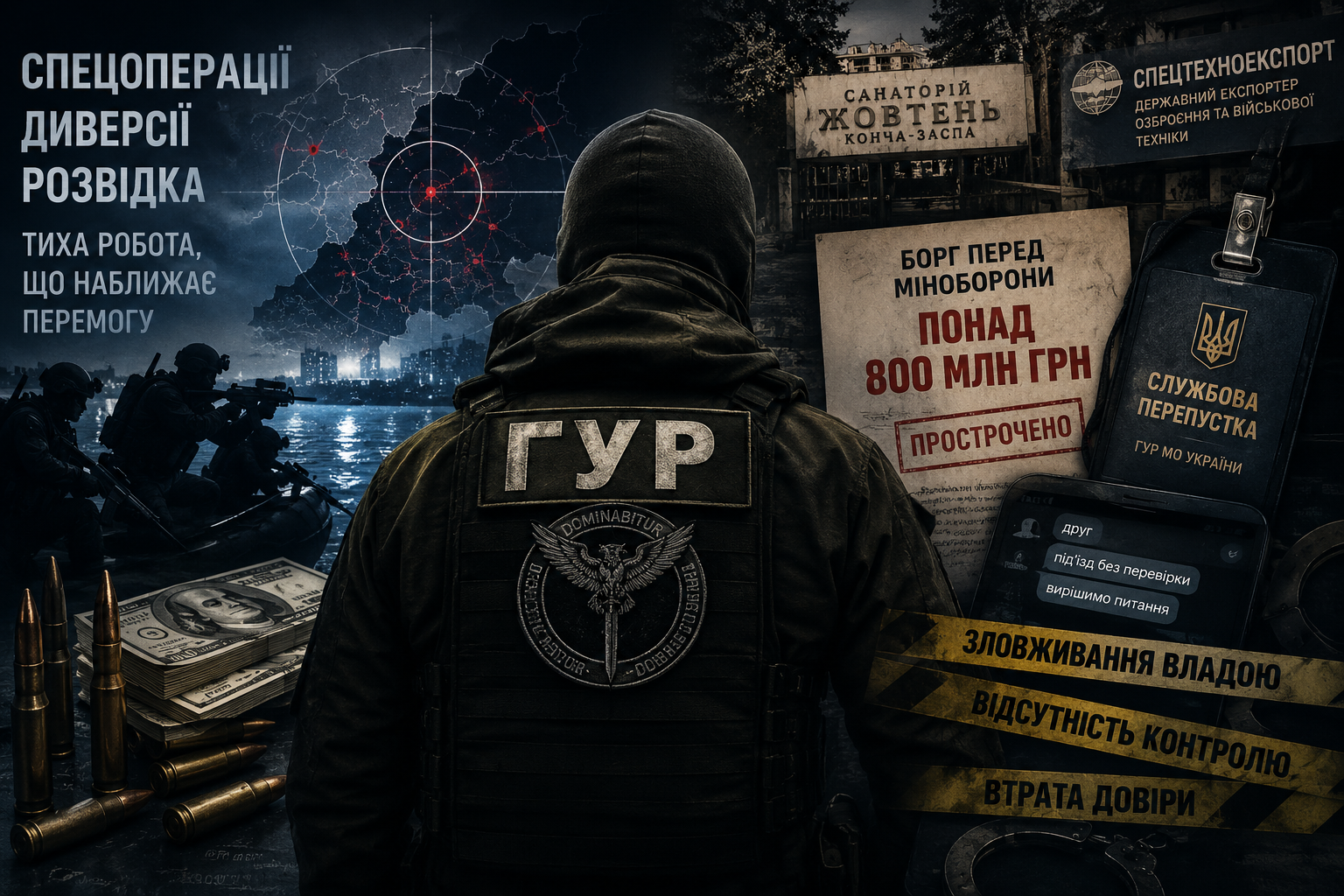 Від бойових успіхів до цивільних скандалів: чому питання контролю в ГУР стає дедалі гострішим