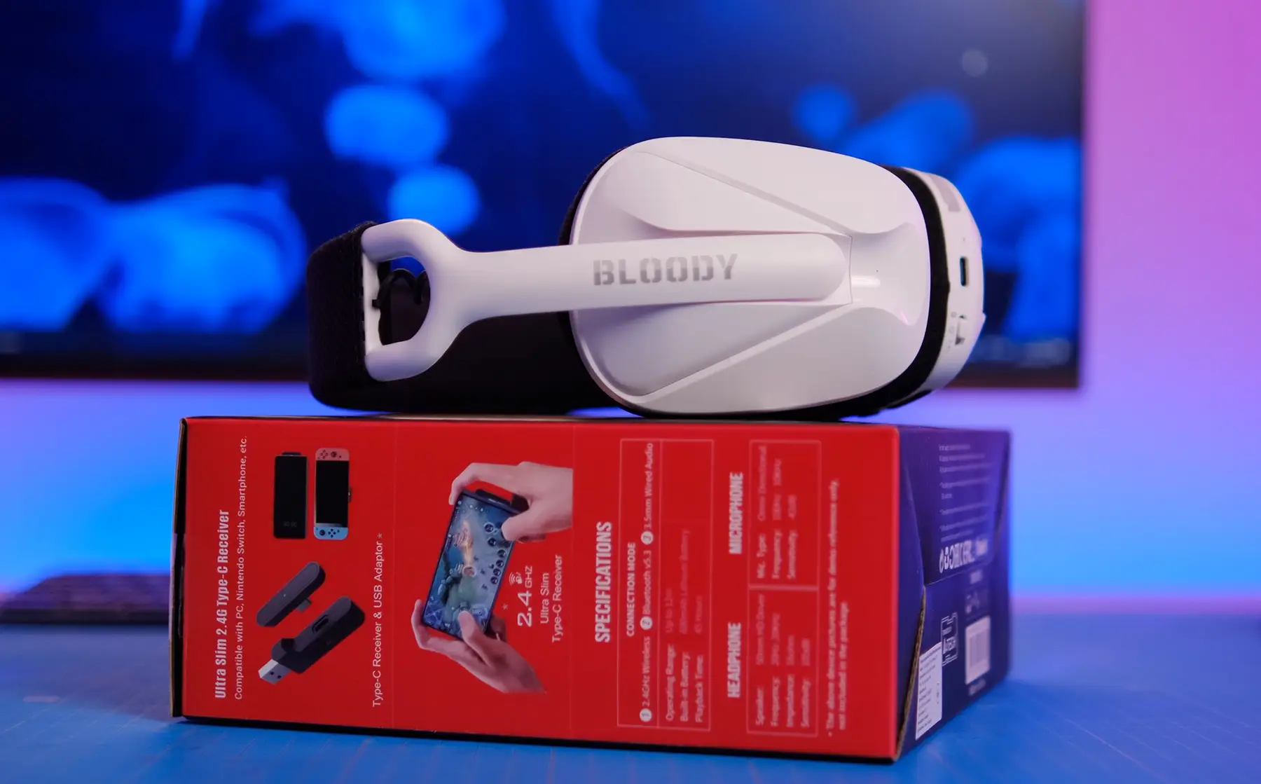 Bloody GR280: універсальна бездротова гарнітура для ігор, роботи та повсякденного використання