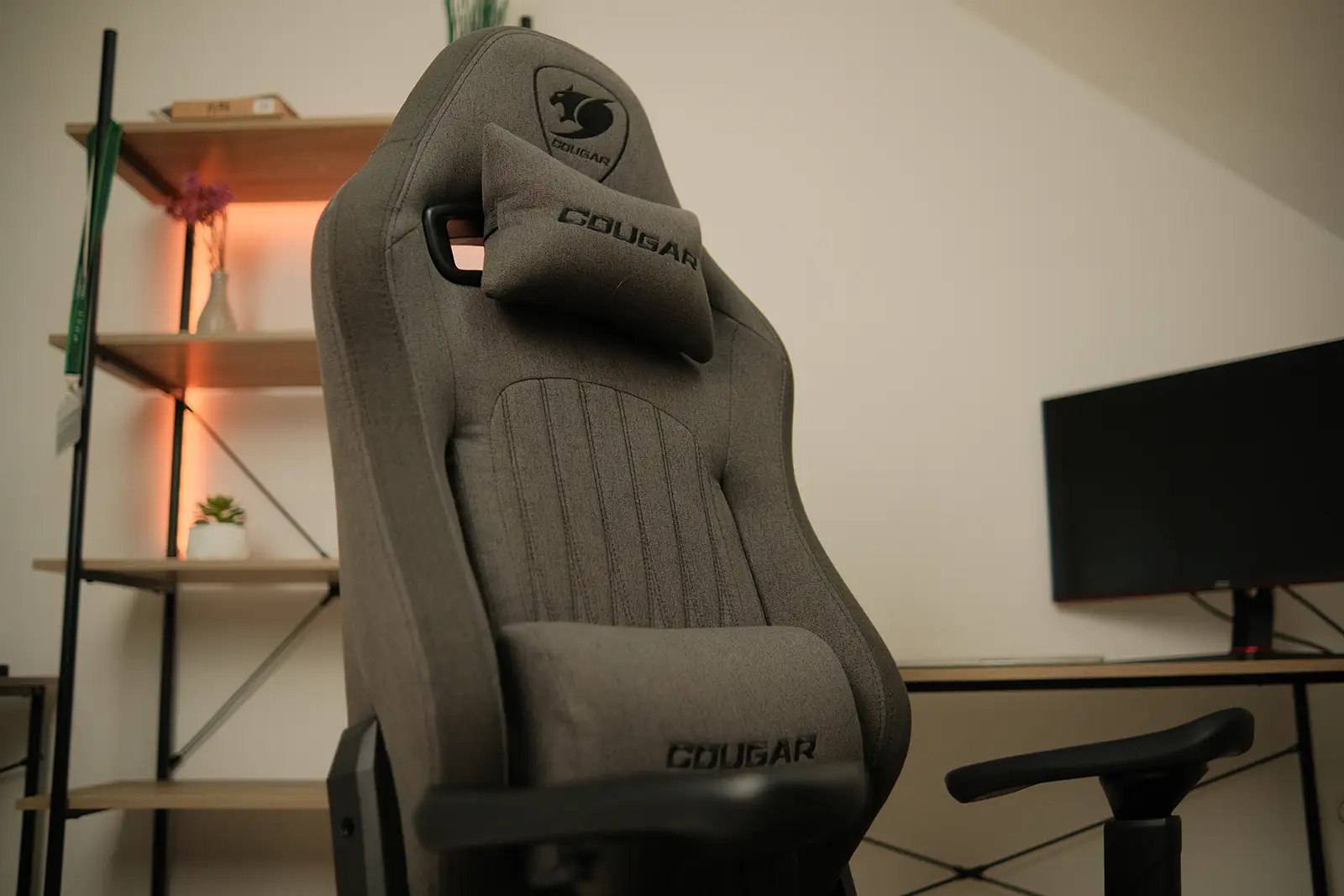 Cougar EXPLORE ROYAL GRAY F: functional and comfortable gaming chair