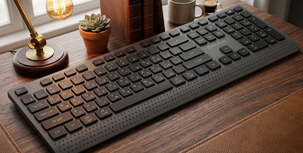 Огляд бездротової клавіатури REAL-EL RK-715W - краща для офісу!