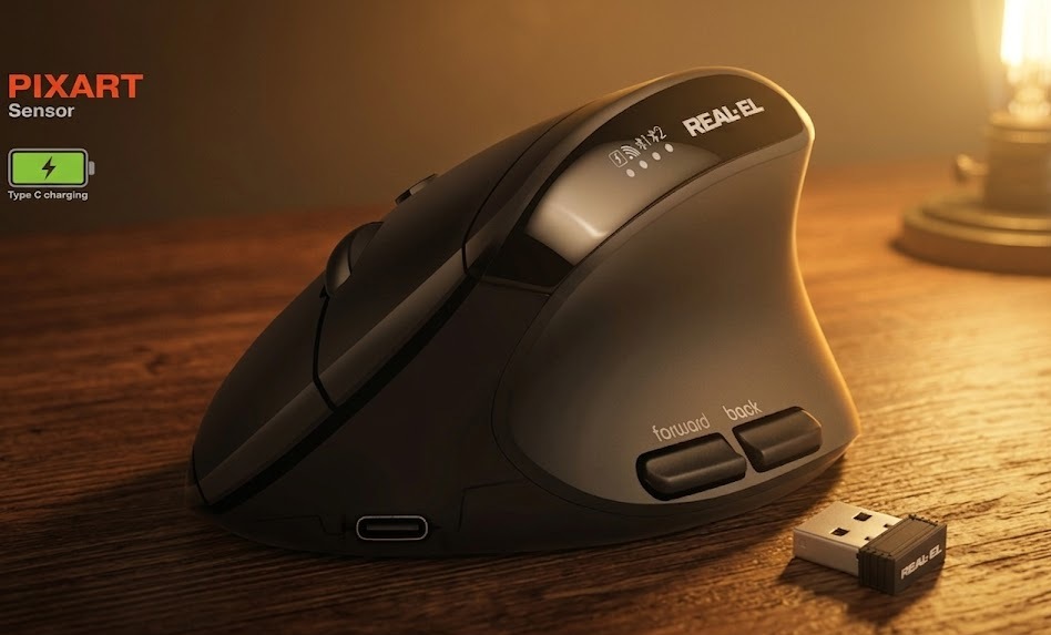 Вертикальний дизайн, автономність та потрійне підключення - огляд REAL-EL RM-490W