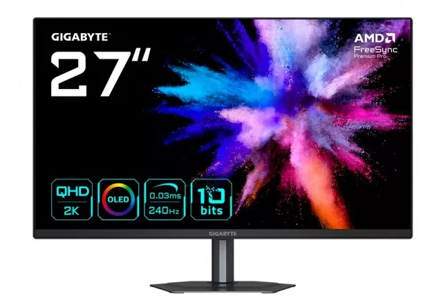 GIGABYTE announces the release of gaming monitors GO27Q24 and GO27Q24A