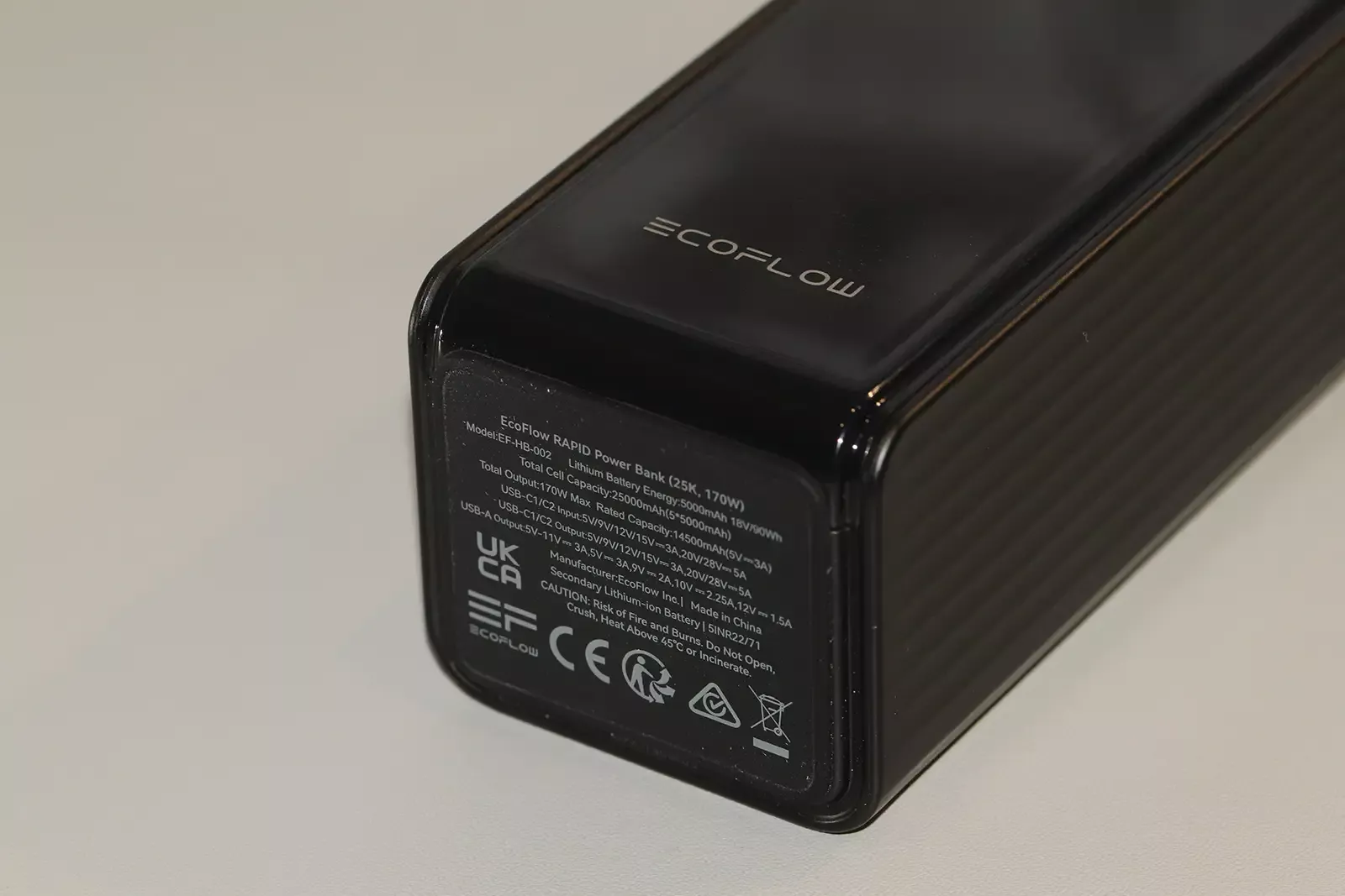 EcoFlow RAPID Power Bank 25000 mAh – 170W, fast charging, and smart display review