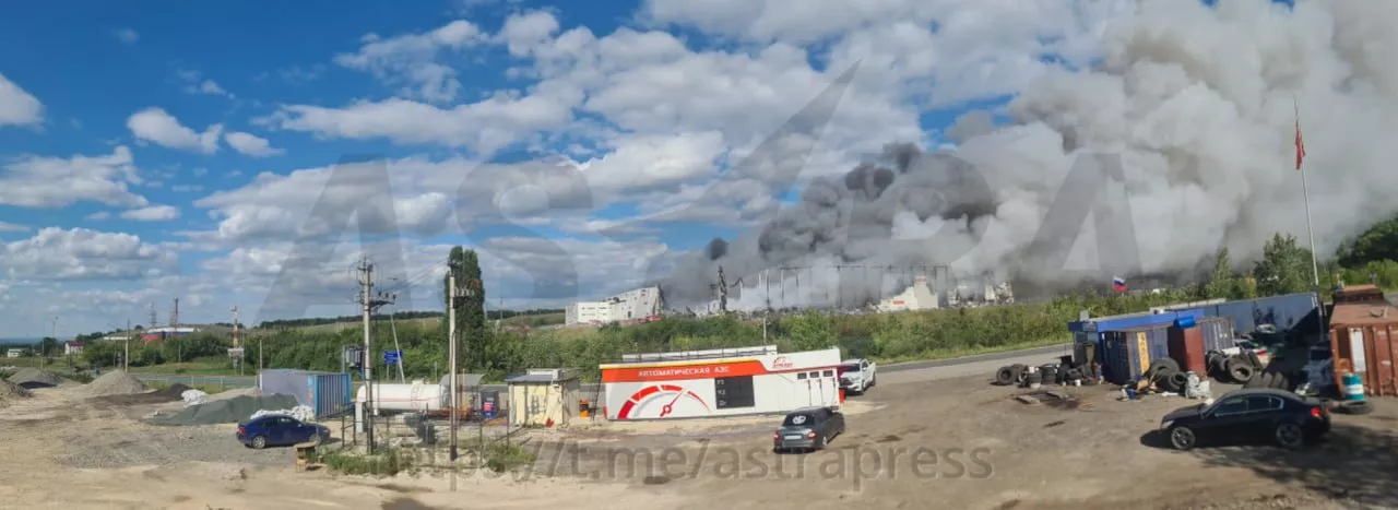 Belgorod university involved in drone research catches fire after overnight attack, Wildberries warehouse also burns