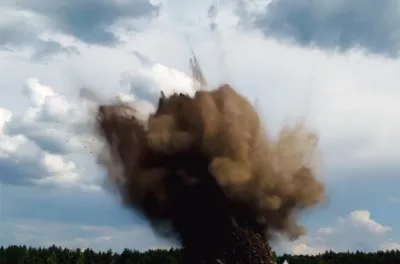 На Житомирщині вибухотехніки поліції знищили бойову частину російського дрона, що не здетонувала