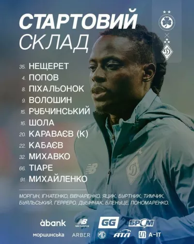 Динамо зустрінеться з Омониєю у Лізі конференцій: стартовий склад команди Шовковського оголошено сьогодні