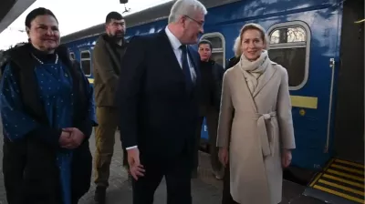 Кая Каллас в Києві: зустріч з українським МЗС в день пам'яті жертв Бучі