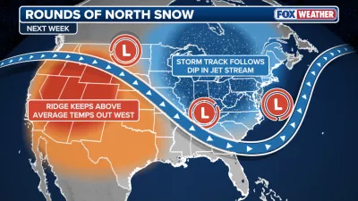 Небезпечна погода: Снігопади загрожують водіям у Чикаго на вихідних
