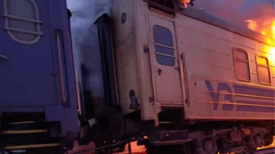 Ракетний удар рф по поїзду «Барвінкове-Львів-Чоп»: двоє поранених