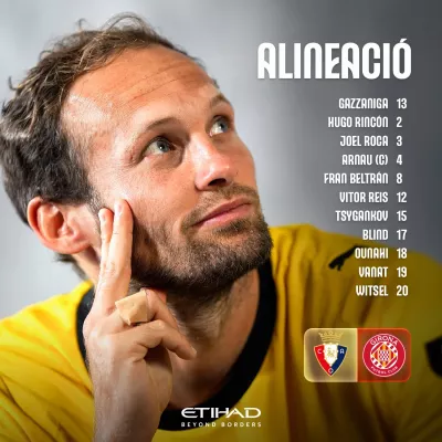 Стартовий свисток матчу «Осасуна» – «Жирона»: українці Ванат та Циганков у складі!