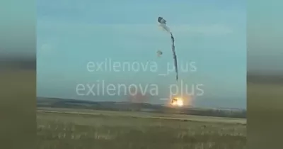 В Оренбурзі на полігоні «Ясний» стався вибух ракети з фіолетовим димом