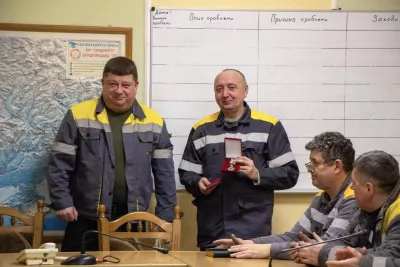 Ветеран Бурштинської ТЕС Роман Сьома нагороджений почесною відзнакою РНБО України