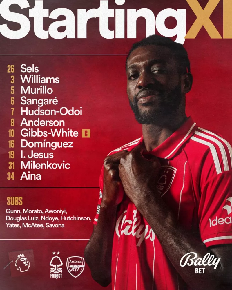 «Арсенал» несподівано втратив очки у виїзному матчі проти «Ноттингем Форест»