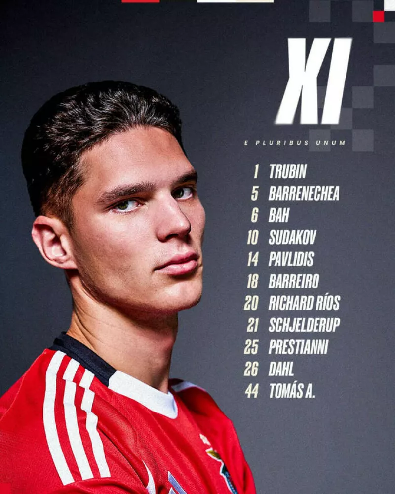 Бенфіка з українцями на полі: Моуріньо розкриває склад на матч проти Віторії Гімарайнш