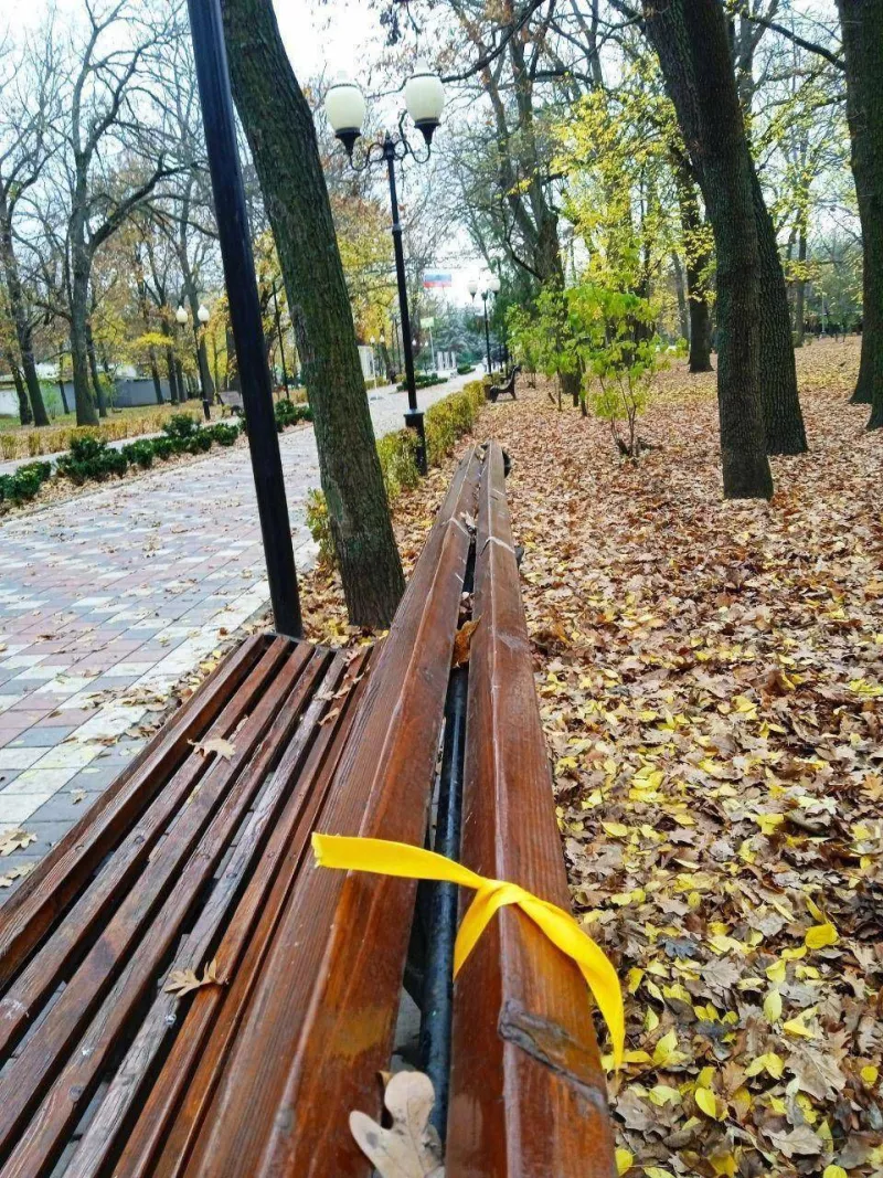 День гідності та свободи: активісти "Жовтої стрічки" протестують в окупованих містах України