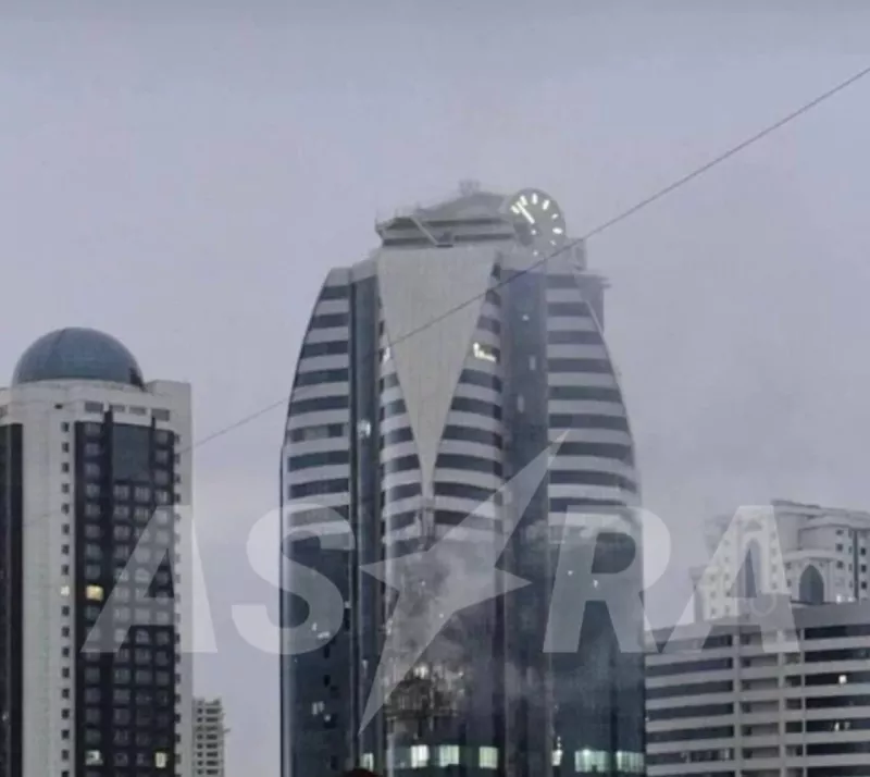 Дрон атакував "Грозний-Сити": вибух у центрі столиці Чечні зруйнував фасад