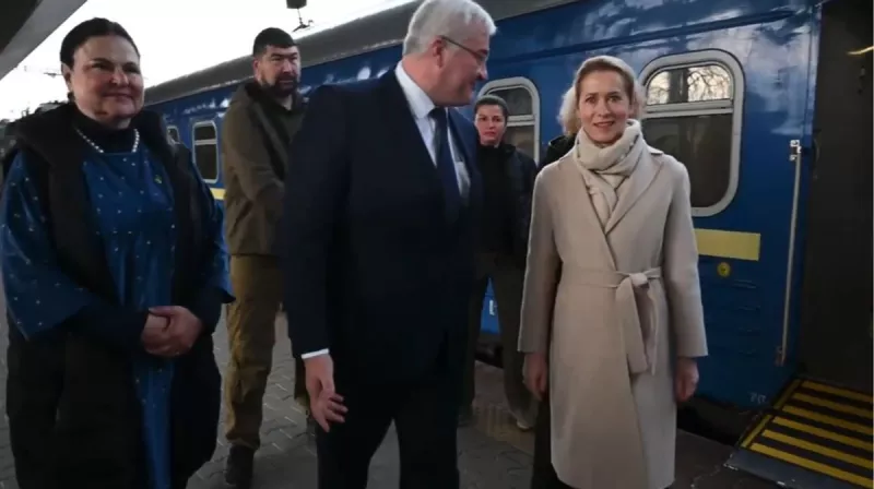 Кая Каллас в Києві: зустріч з українським МЗС в день пам'яті жертв Бучі