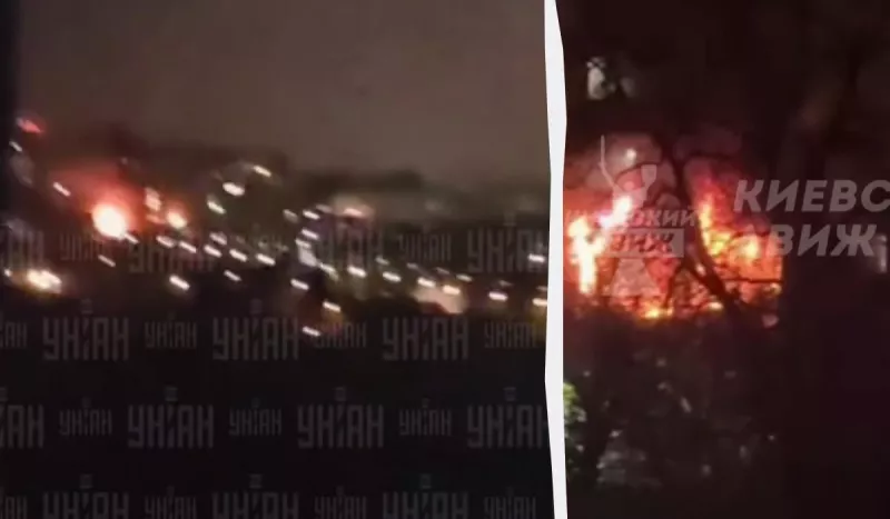 Київ під обстрілом: російські удари призвели до пожеж і постраждалих