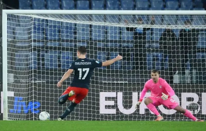 Малиновський забив пенальті у видовищному матчі «Лацио» проти «Дженоа» у Римі