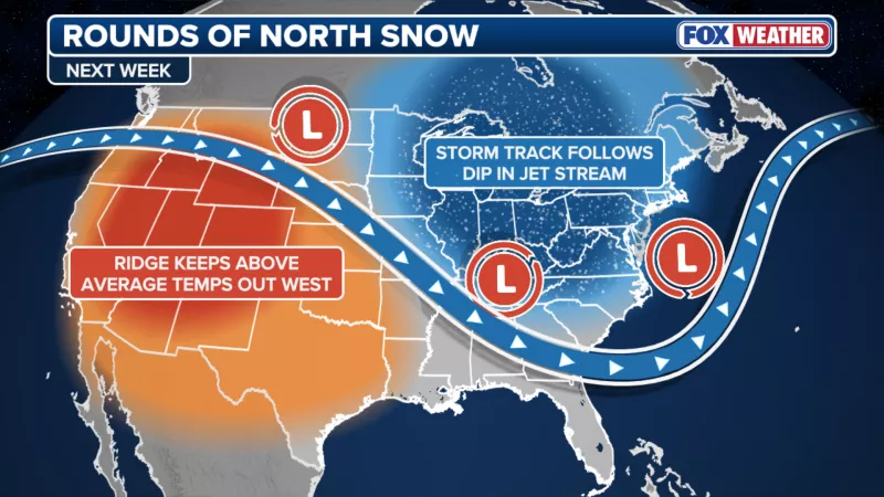 Небезпечна погода: Снігопади загрожують водіям у Чикаго на вихідних