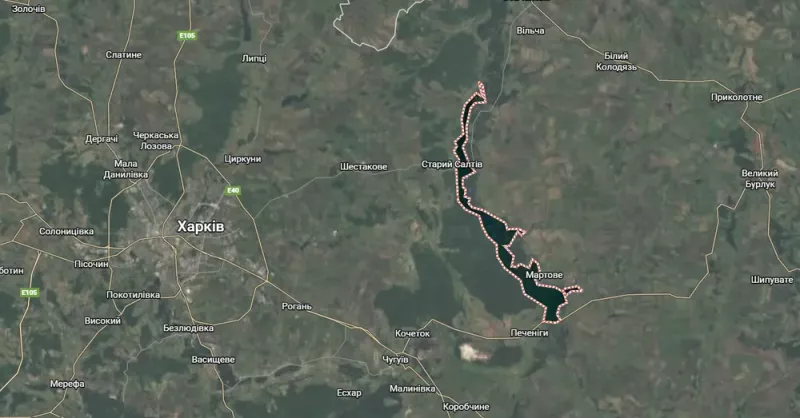 Печенежське водохранилище: росіяни знову атакували дамбу, рух зупинено
