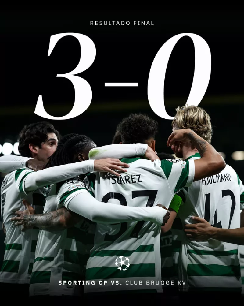 Спортинг розгромив Брюгге 3:0 у Лізі чемпіонів на домашньому стадіоні