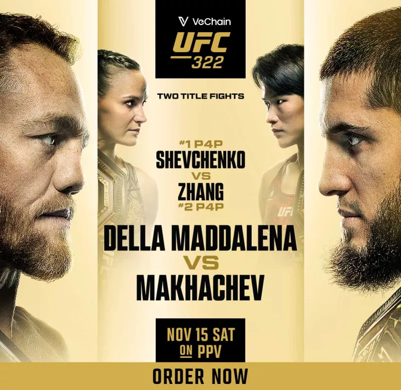 UFC 322: Джек Делла Маддалена захищає титул проти Іслама Махачева в Нью-Йорку