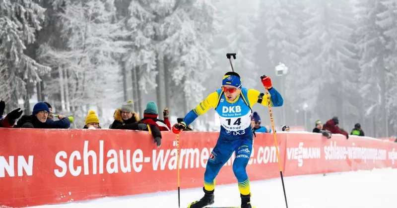 Українська чоловіча збірна з біатлону фінішувала 14-ю в естафеті Кубка світу в Обергофі