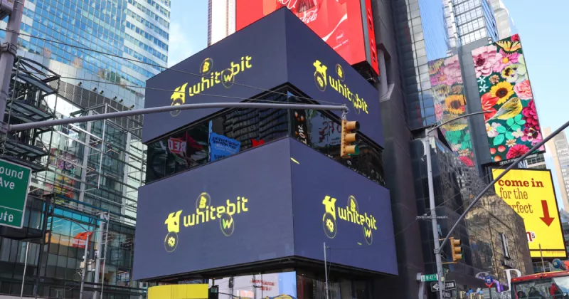 «WhiteBIT» виходить на ринок США з новим офісом у Нью-Йорку та кампанією на Таймс-сквер