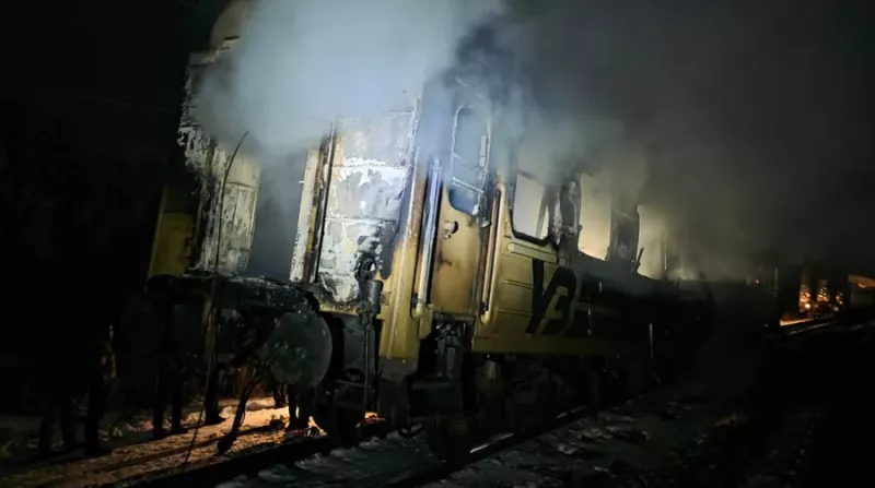 Військовослужбовець 93-ї бригади Холодний Яр на потязі, що зазнав атаки